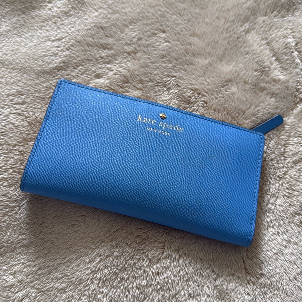 Blue Kate Spade Wallet